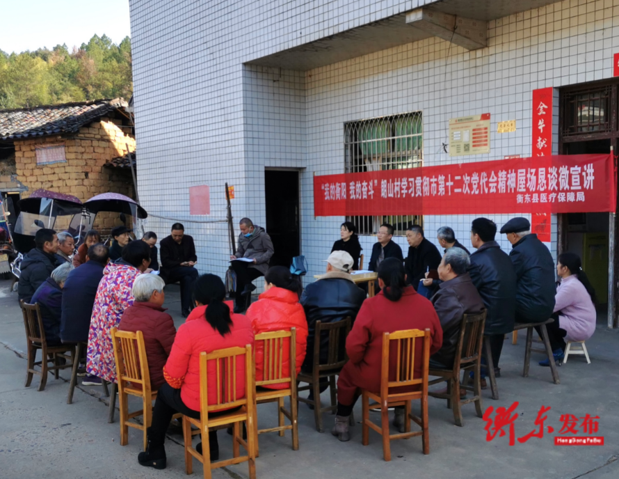 县医疗保障局开展“我的衡阳 我的奋斗”屋场恳谈微宣讲