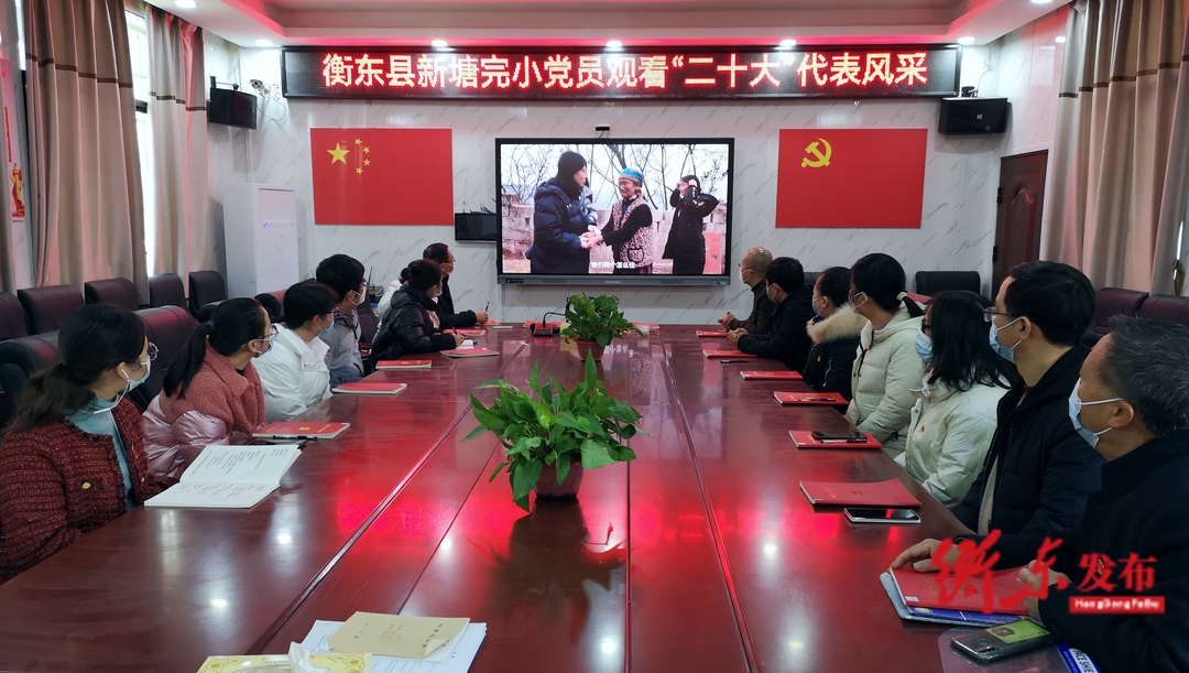 【深入学习贯彻党的二十大精神】让“二十大代表”风采，持续为党员教师“充电补钙”