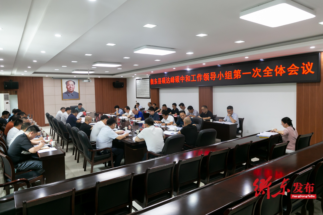 我县召开碳达峰碳中和工作领导小组第一次全体会议