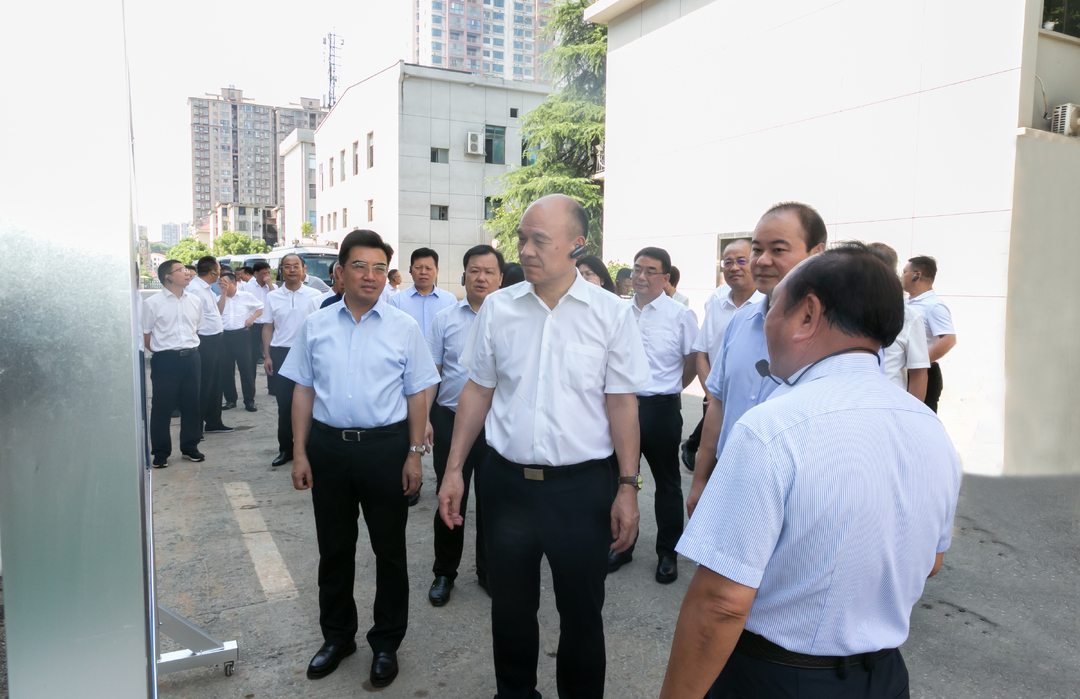 刘越高来我县调研市“五制一平台”二季度现场观摩项目