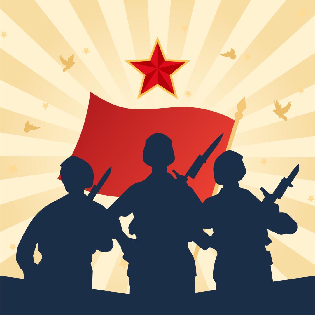 今天八一，致敬中国军人！