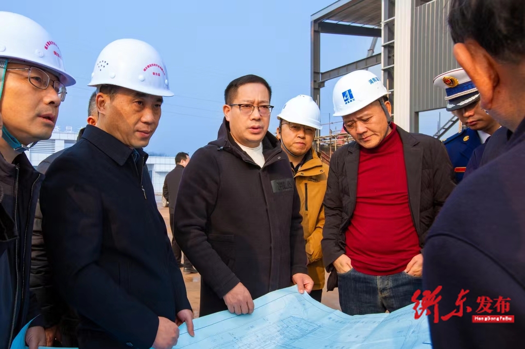 蒋崇华督导检查元旦期间项目建设和安全生产工作