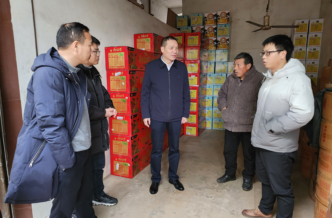 县领导深入蓬源镇开展岁末年初安全生产大检查行动