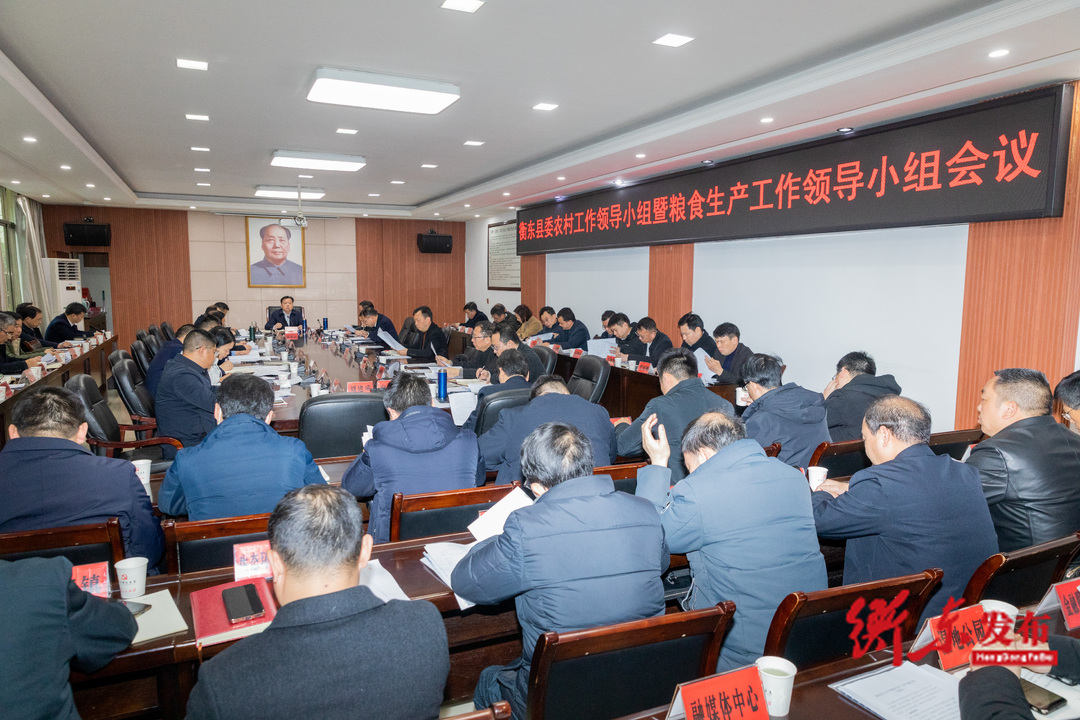 以“三农”底色擦亮乡村振兴“成色”——衡东县委农村工作领导小组暨粮食生产工作领导小组会议召开