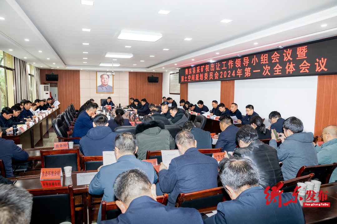 衡东县采矿权出让工作领导小组会议暨国土空间规划委员会2024年第一次全体会议召开