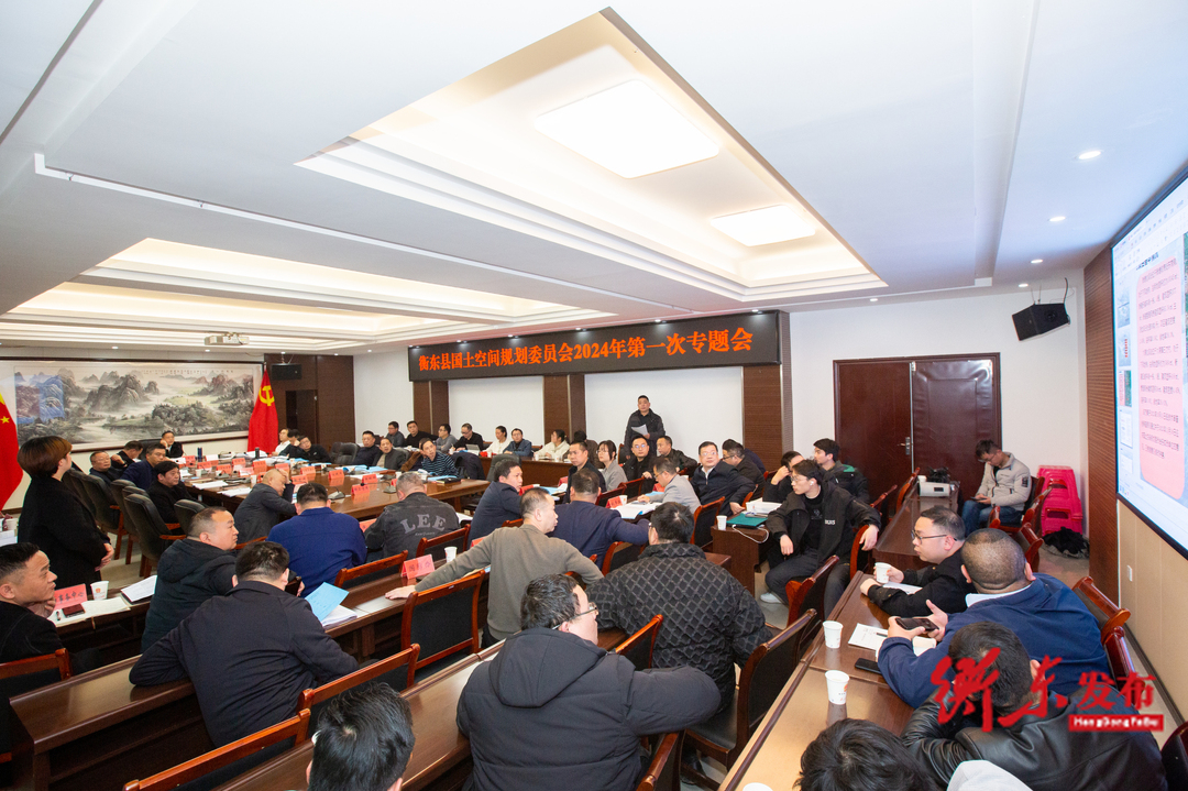 蒋崇华主持召开我县国土空间规划委员会2024年第1次专题会议