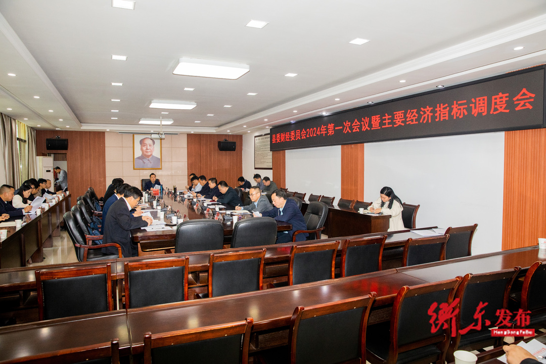 谭建华主持召开县委财经委员会2024年第一次会议暨主要经济指标调度会