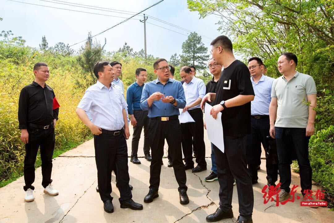 蒋崇华赴大浦镇督导森林防火、调度经开区企业安全生产和新增招商引资项目推进工作