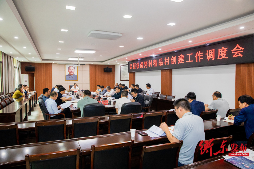 荣桓镇南湾村精品村创建工作调度会召开