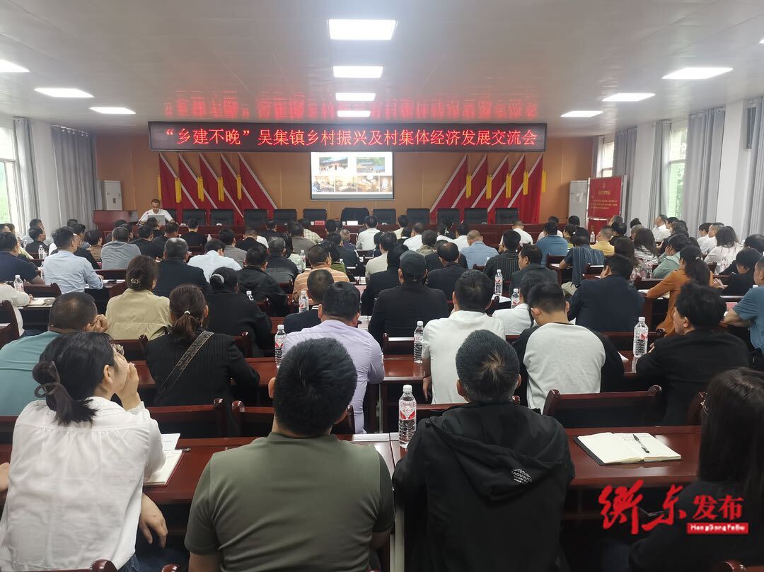 吴集镇召开乡村振兴暨村集体经济发展交流会