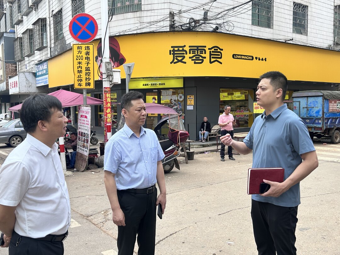 伍松到乡镇督查农村人居环境整治工作