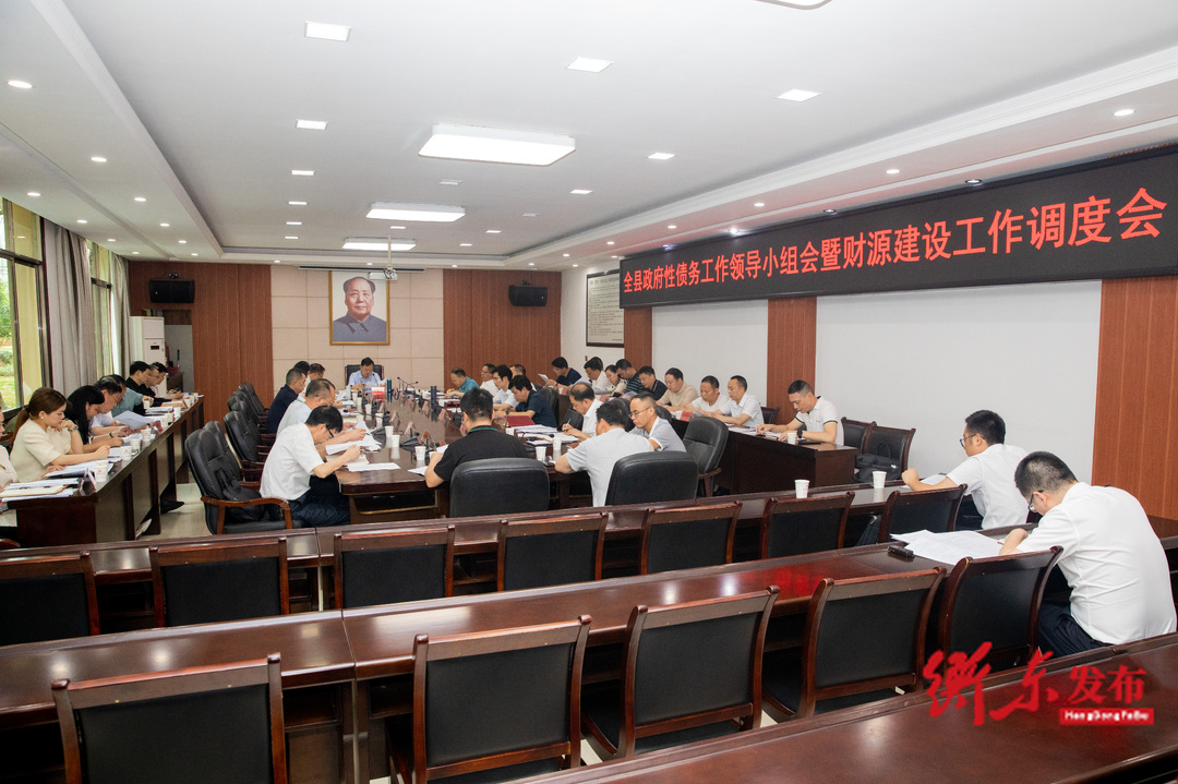 全县政府性债务工作领导小组会暨财源建设工作调度会召开