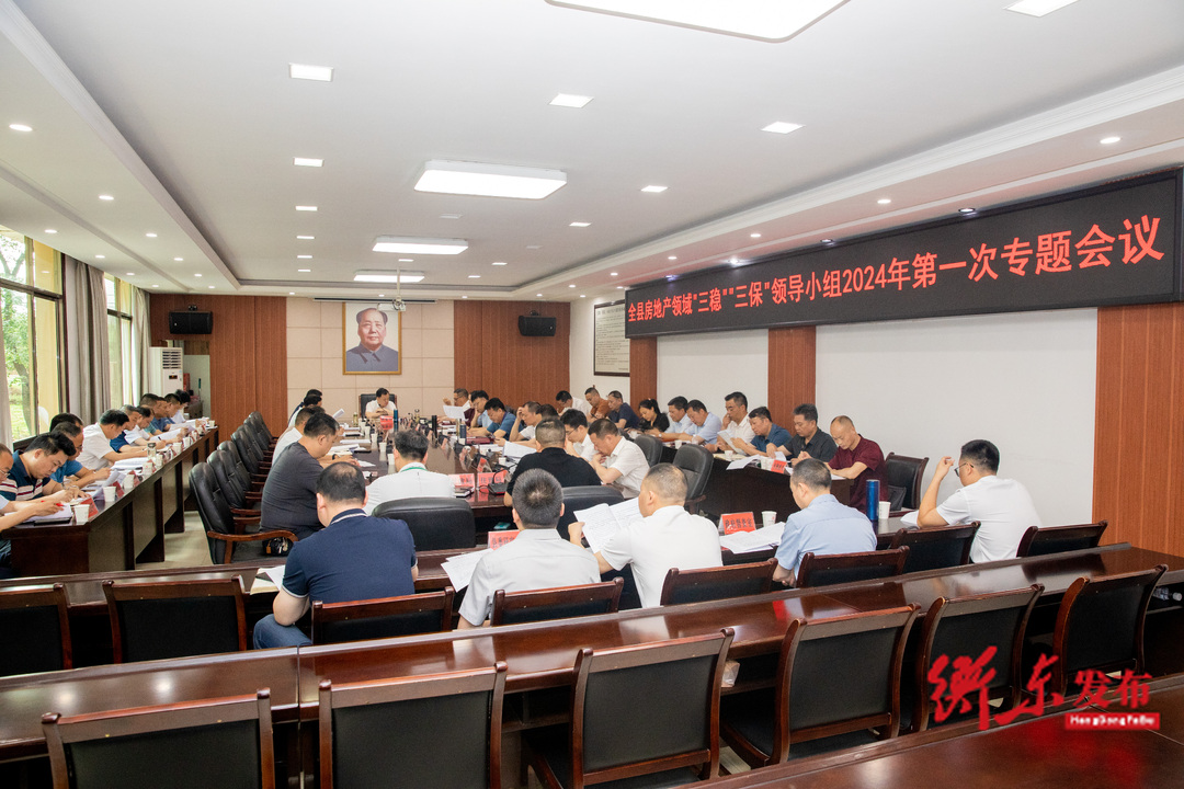 谭建华主持召开全县房地产领域“三稳”“三保”领导小组2024年第一次专题会议