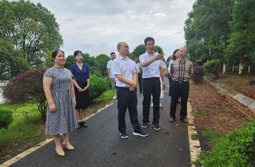 县领导调研我县第三届湖南旅发大会观摩线路项目建设