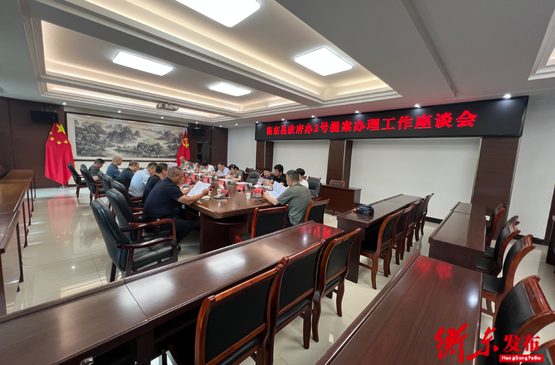 【提案办理进行时】县政府办牵头召开2号提案办理工作座谈会