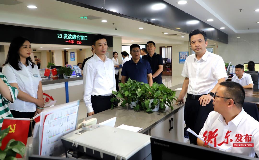 湖南省数据局调研组来我县调研数字政务工作