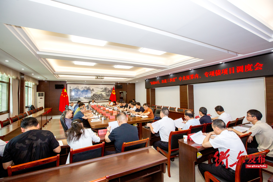 蒋崇华主持召开“奋战80天，决战三季度”中央预算内、专项债项目调度会