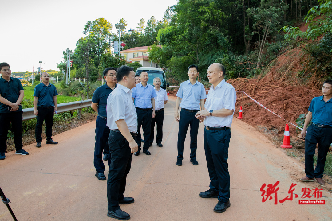 刘越高赴衡东县调研灾后重建和生产自救工作