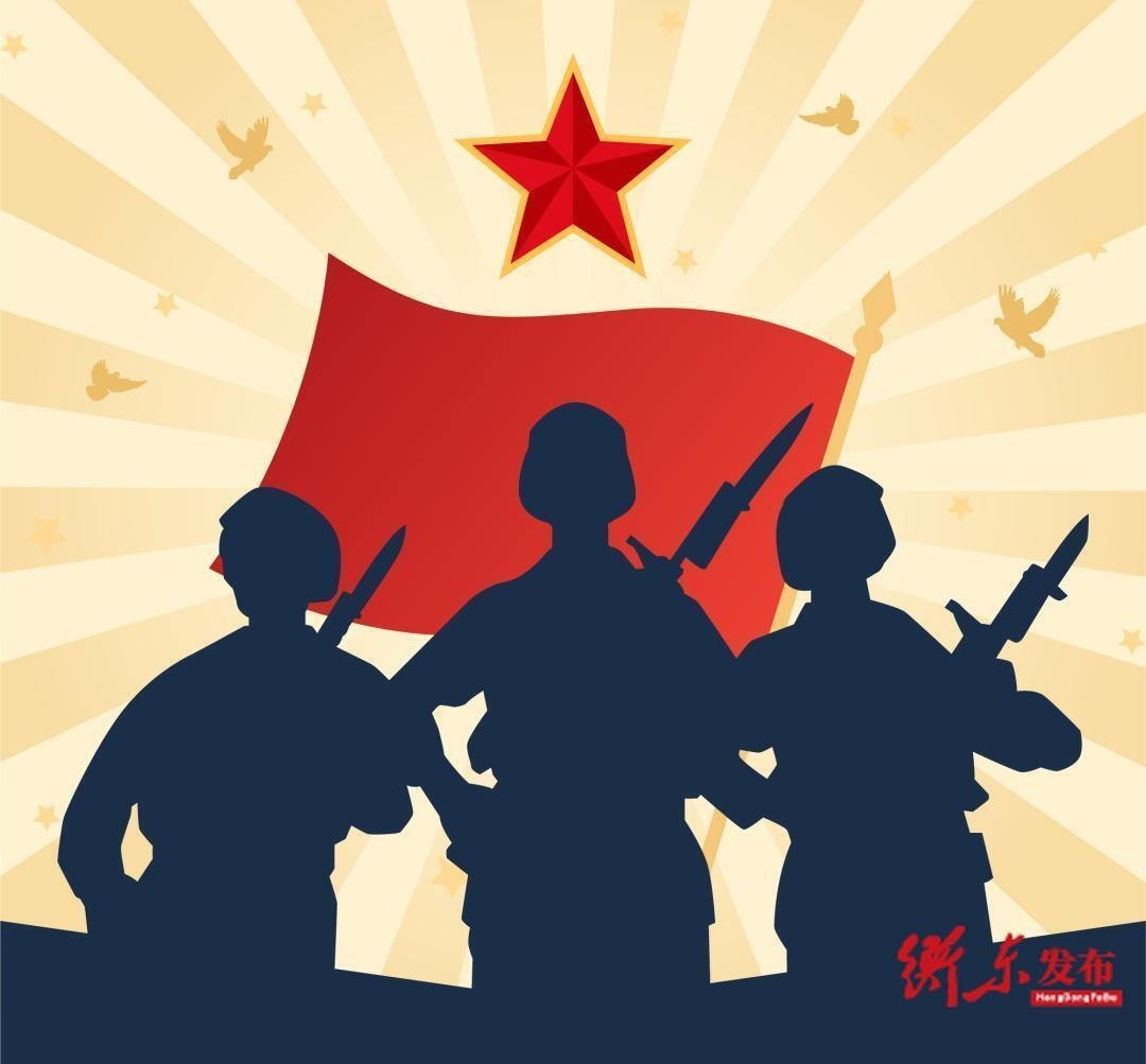 今天八一，致敬中国军人！