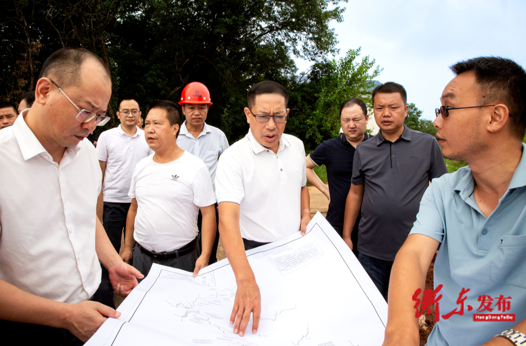 蒋崇华督战国债水利项目建设