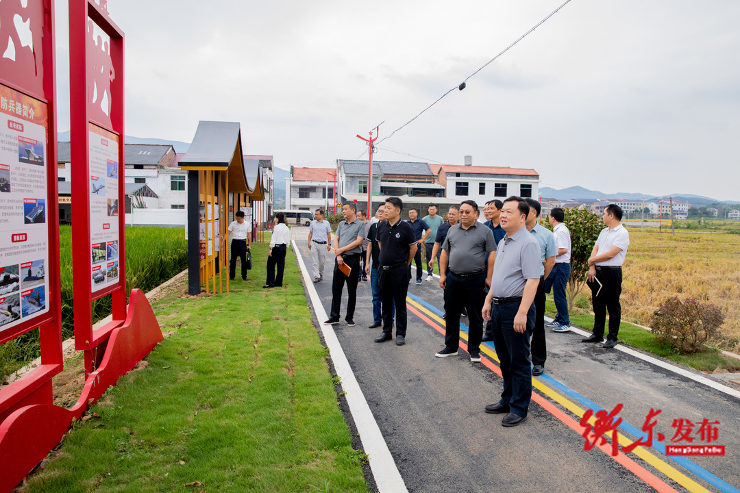 谭建华深入荣桓镇调研美丽乡村建设，共绘乡村振兴新画卷