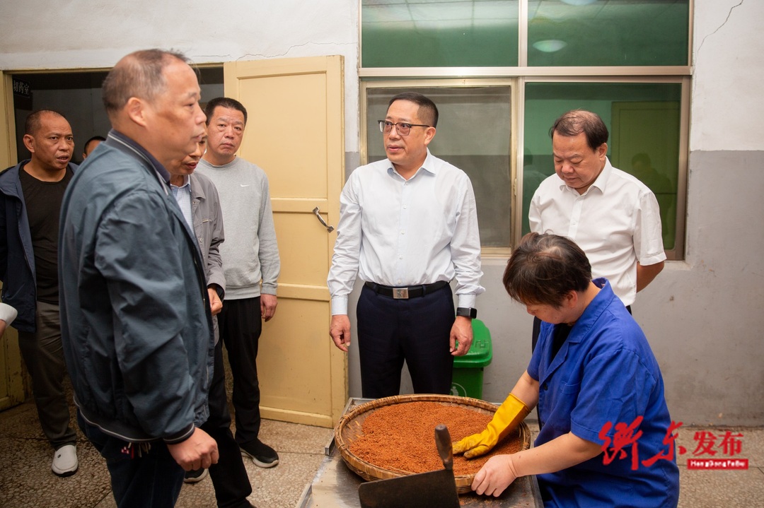 蒋崇华督导重点项目建设与企业改制工作