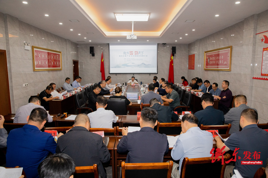 “衡东印  信天下”衡东印章产业与文旅融合发展大会工作调度会召开 谭建华主持