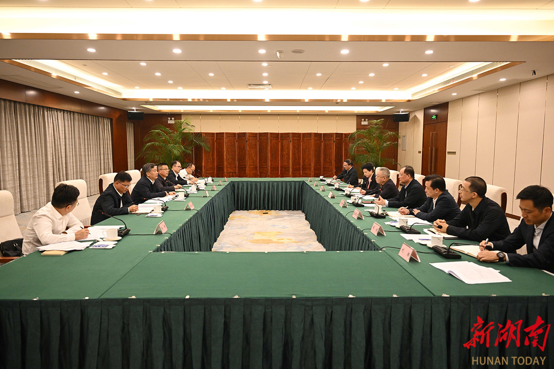 沈晓明毛伟明与广铁集团董事长蒋辉一行会谈