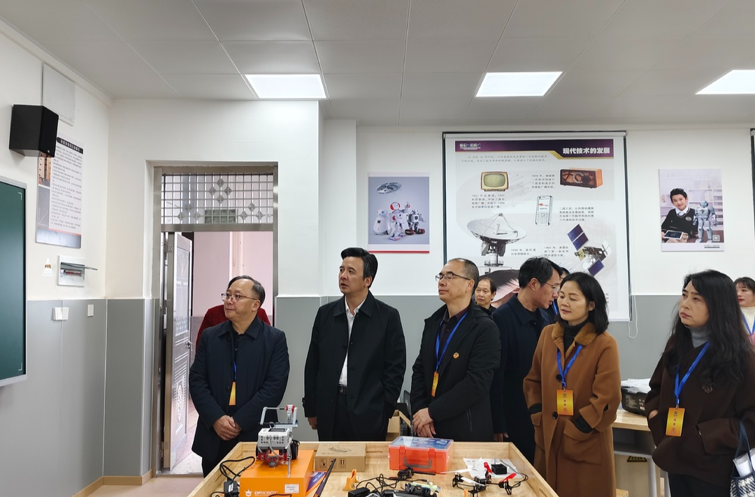 县政协视察徐特立项目实施情况