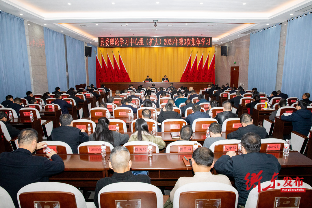 县委理论学习中心组（扩大）举行2025年第3次集体学习