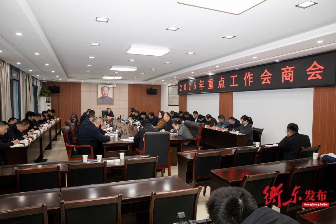 谭建华主持召开2025年重点工作会商会