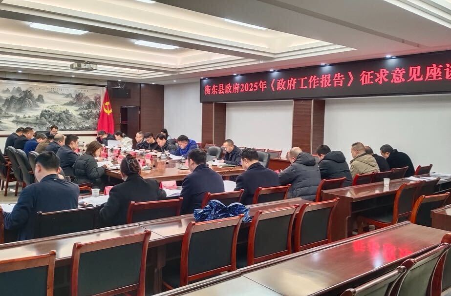 我县召开2025年《政府工作报告》征求意见座谈会