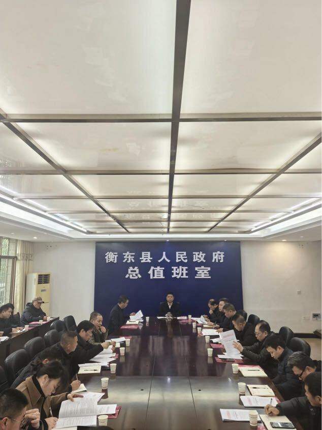 我县召开2025年汛前地质灾害隐患排查工作部署会