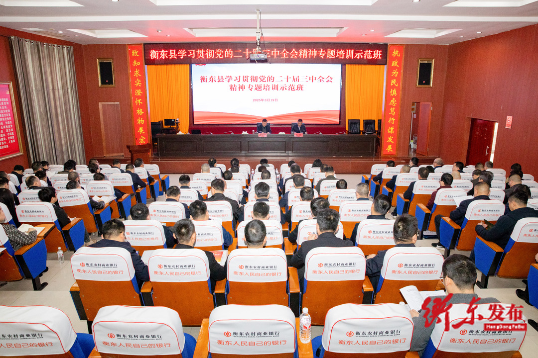 我县开展学习贯彻党的二十届三中全会精神专题培训  谭建华作辅导报告