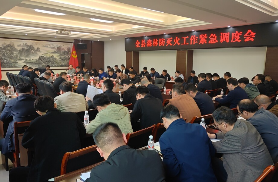 我县召开森林防灭火工作紧急调度会 全力筑牢安全防线