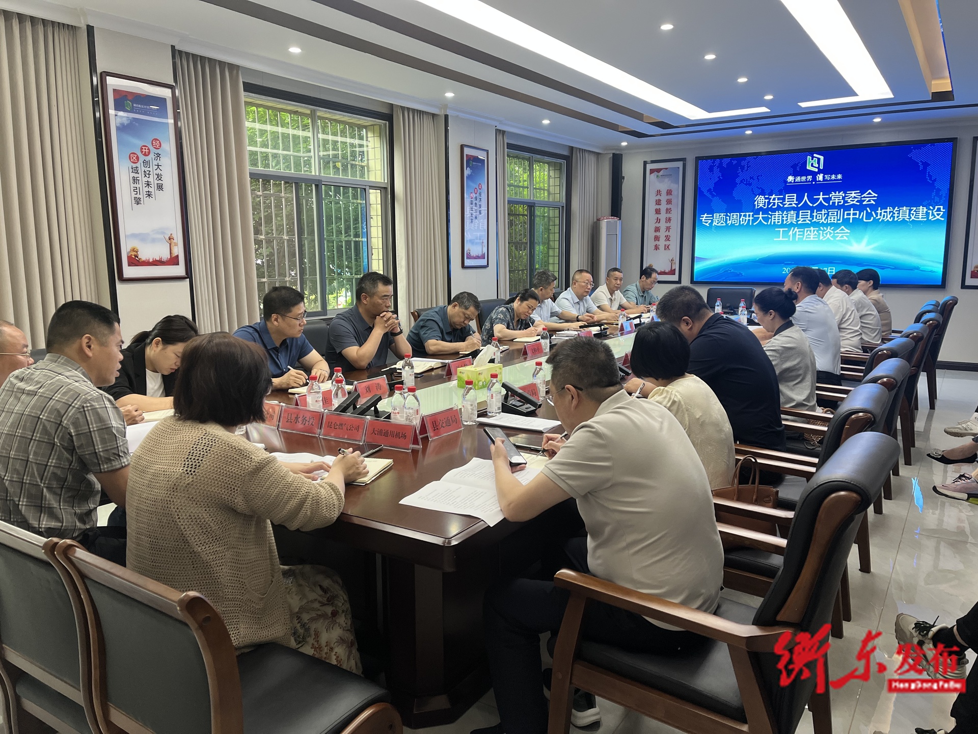 县人大常委会开展大浦镇县域副中心城镇建设专题调研