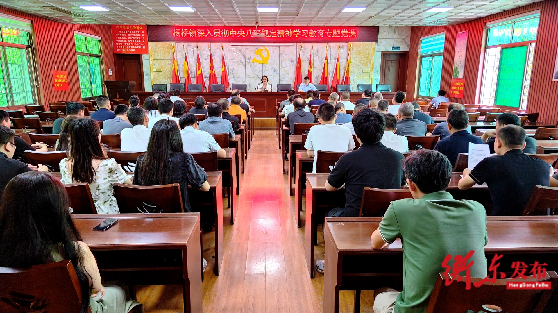 【罗帅故里党旗红】图丨县领导赴杨桥镇开展系列工作 夯实党建根基 情暖党员心间