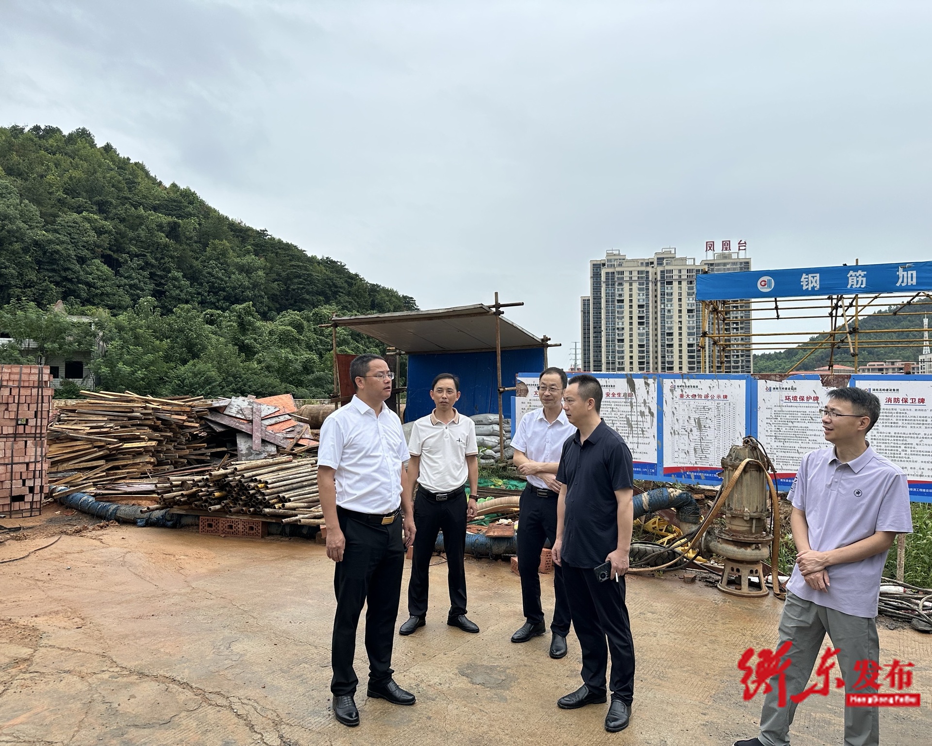 陈植华调研住建领域项目建设情况和排渍运行情况
