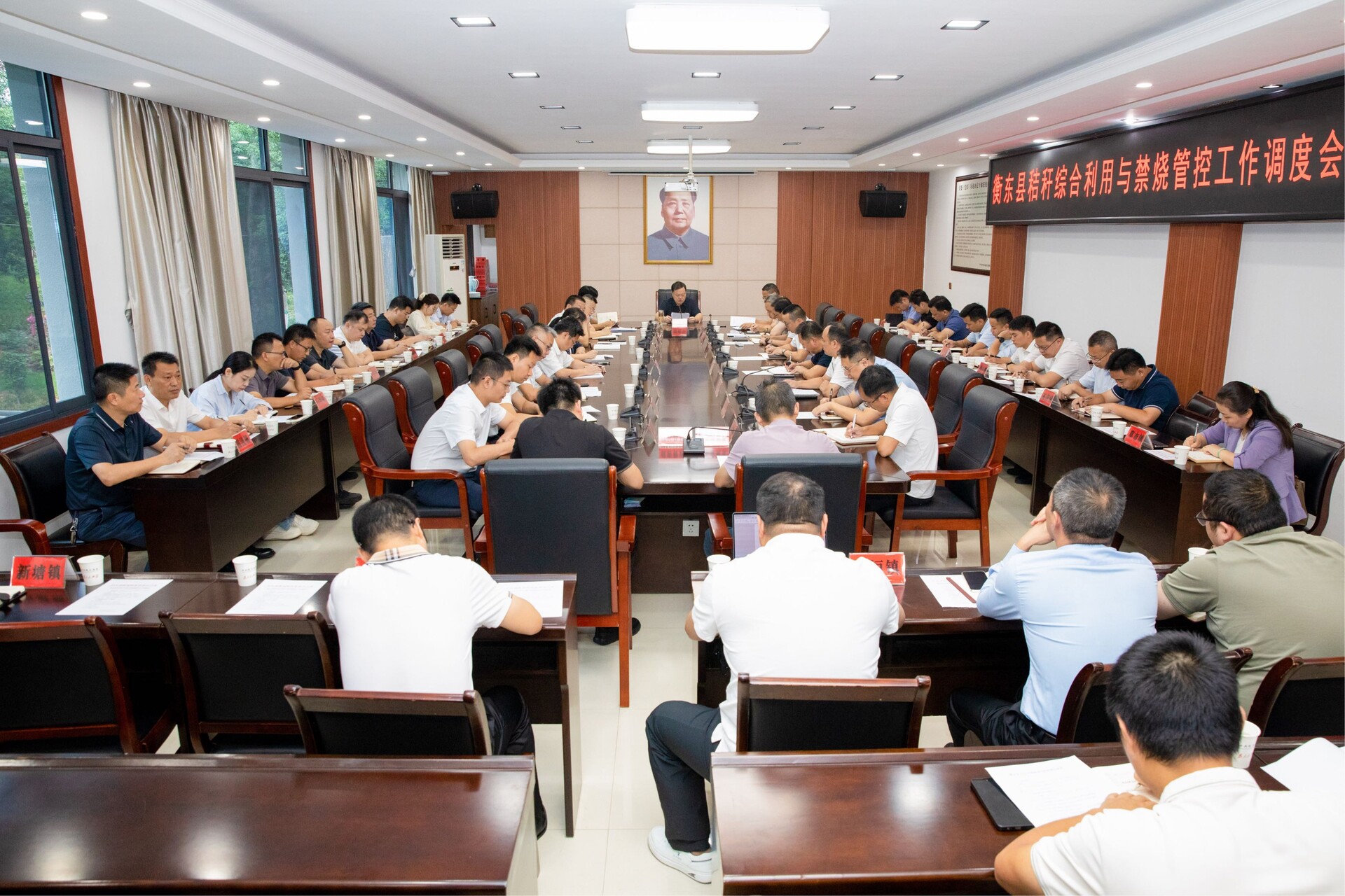 谭建华：统筹推进秸秆综合利用与禁烧管控  为全县生态文明建设和农业高质量发展筑牢坚实基础