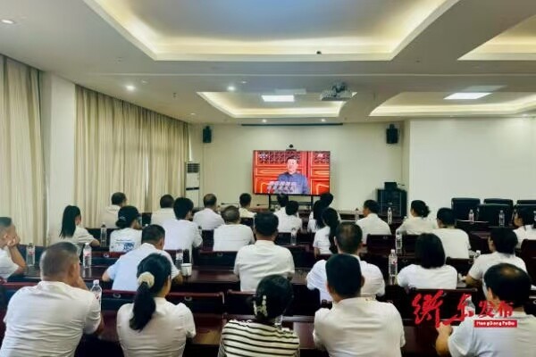【罗帅故里党旗红】图丨衡东县各单位组织集中收看九三阅兵 凝聚爱国情怀 激发工作热情