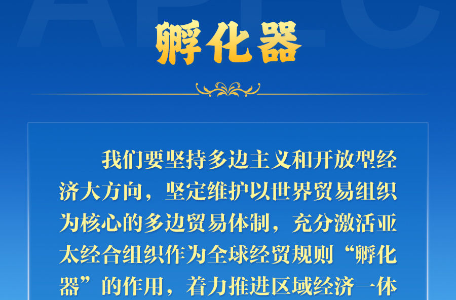 学习新语丨推动亚太合作，习近平主席生动阐释
