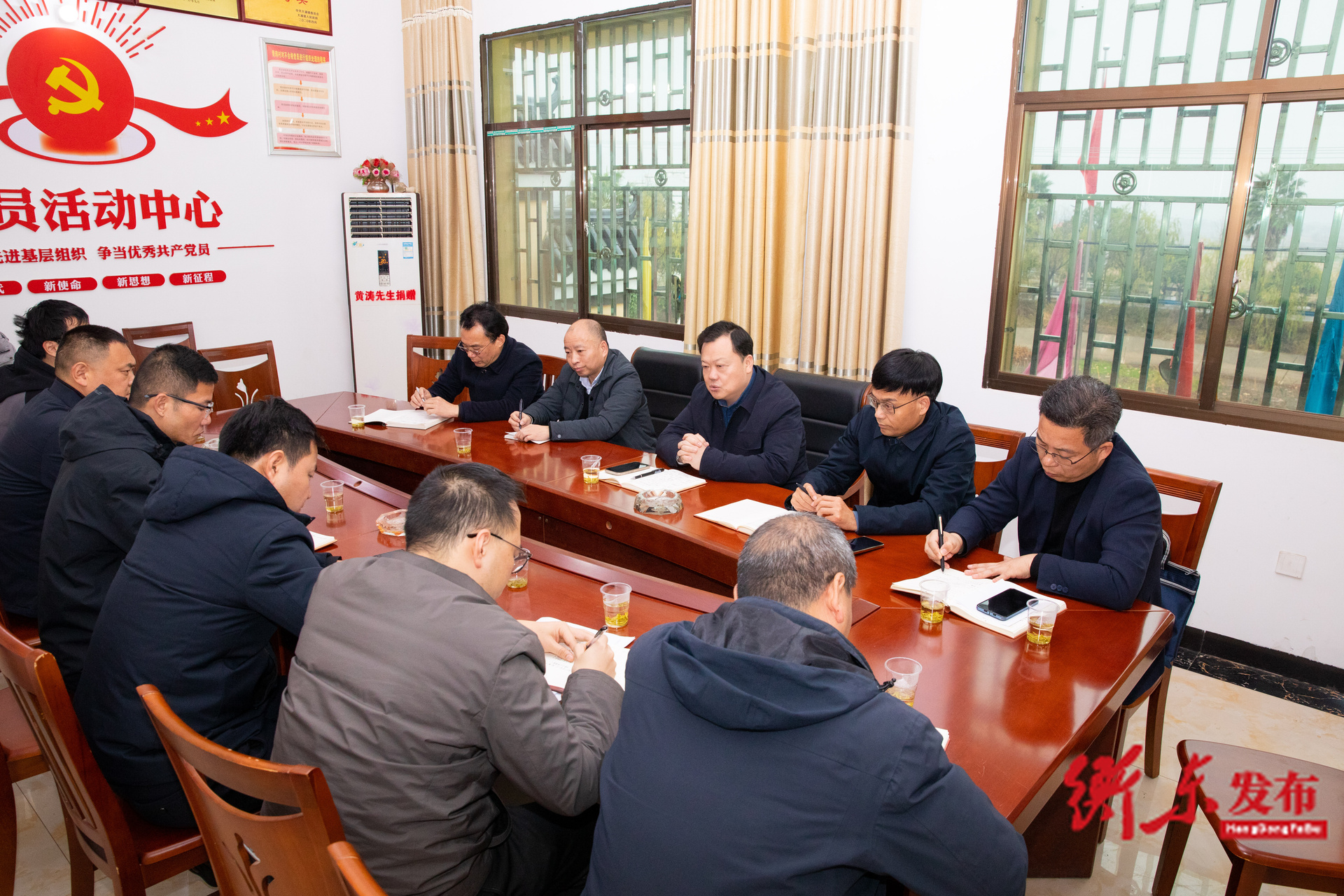 谭建华赴大浦镇调研乡村振兴、基层党建等工作