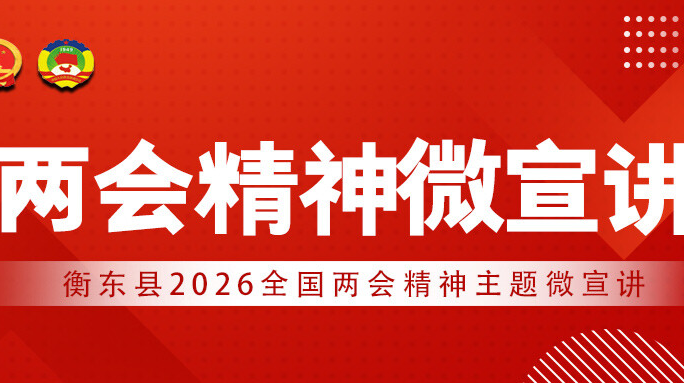 【专栏】两会精神微宣讲