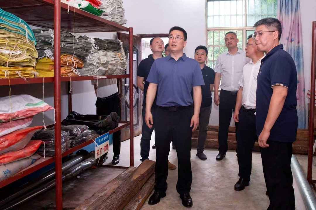 袁立深入部分乡镇督导防汛备汛工作
