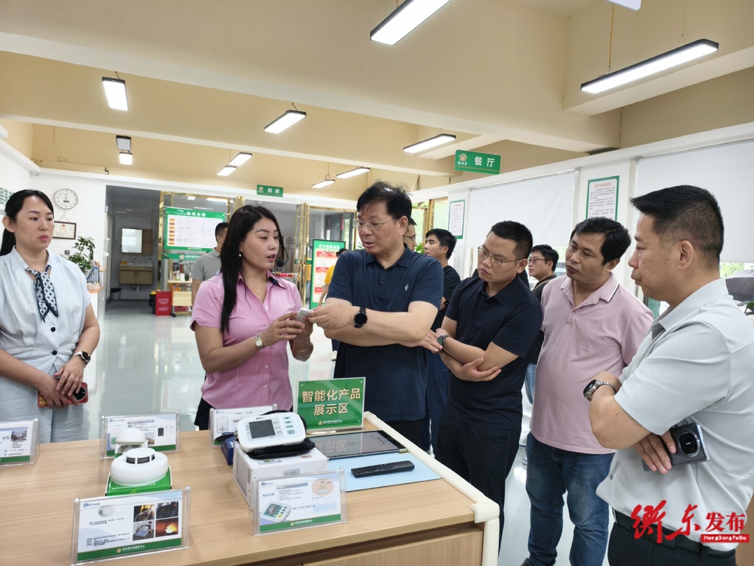 省民政厅副厅长蒋建华来衡东调研敬老院安全工作