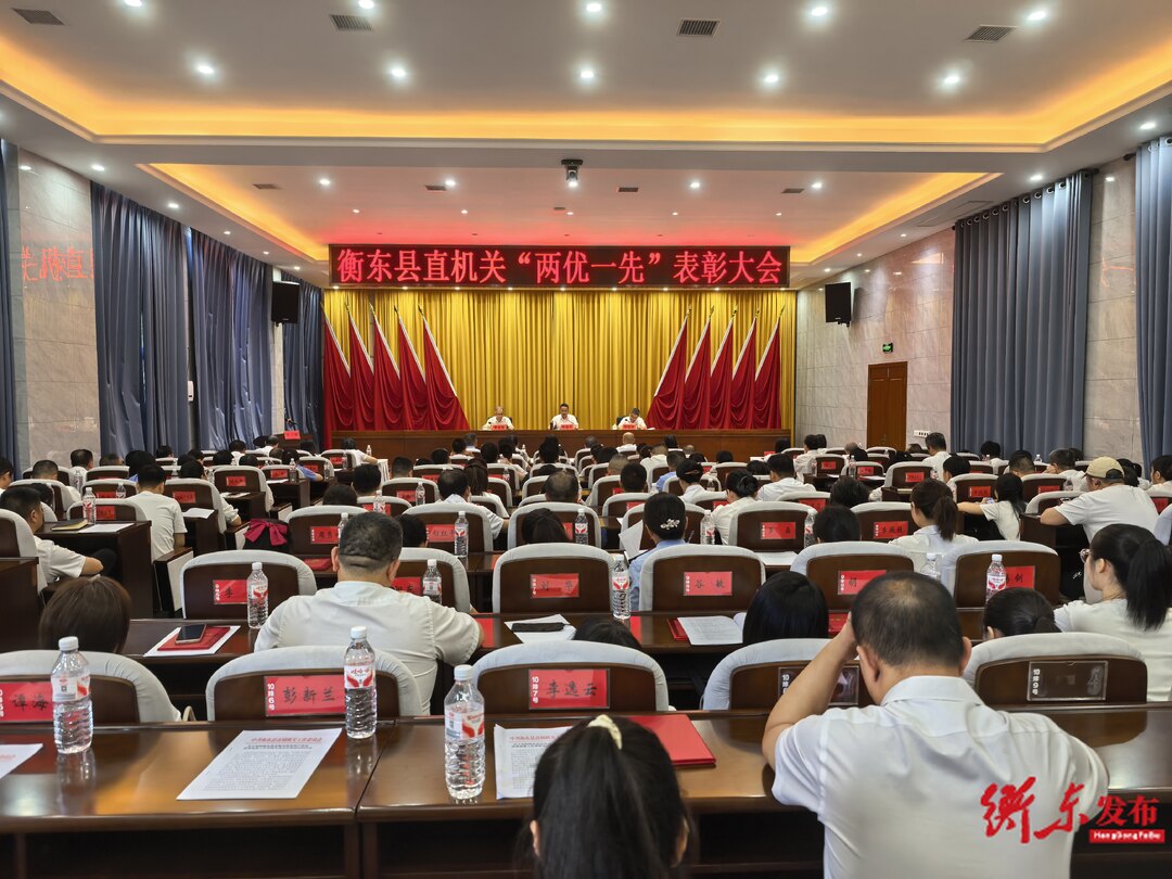 衡东县直机关“两优一先”表彰大会召开