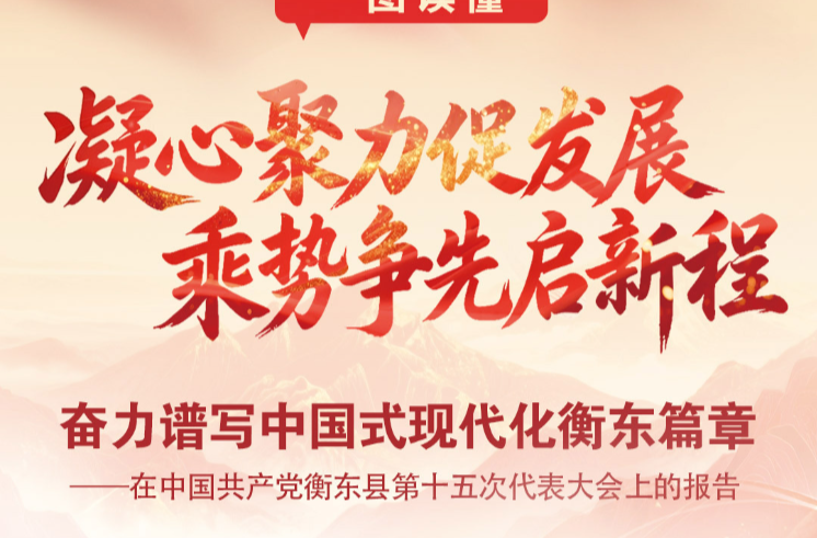 一图读懂 | 中国共产党衡东县第十五次代表大会报告