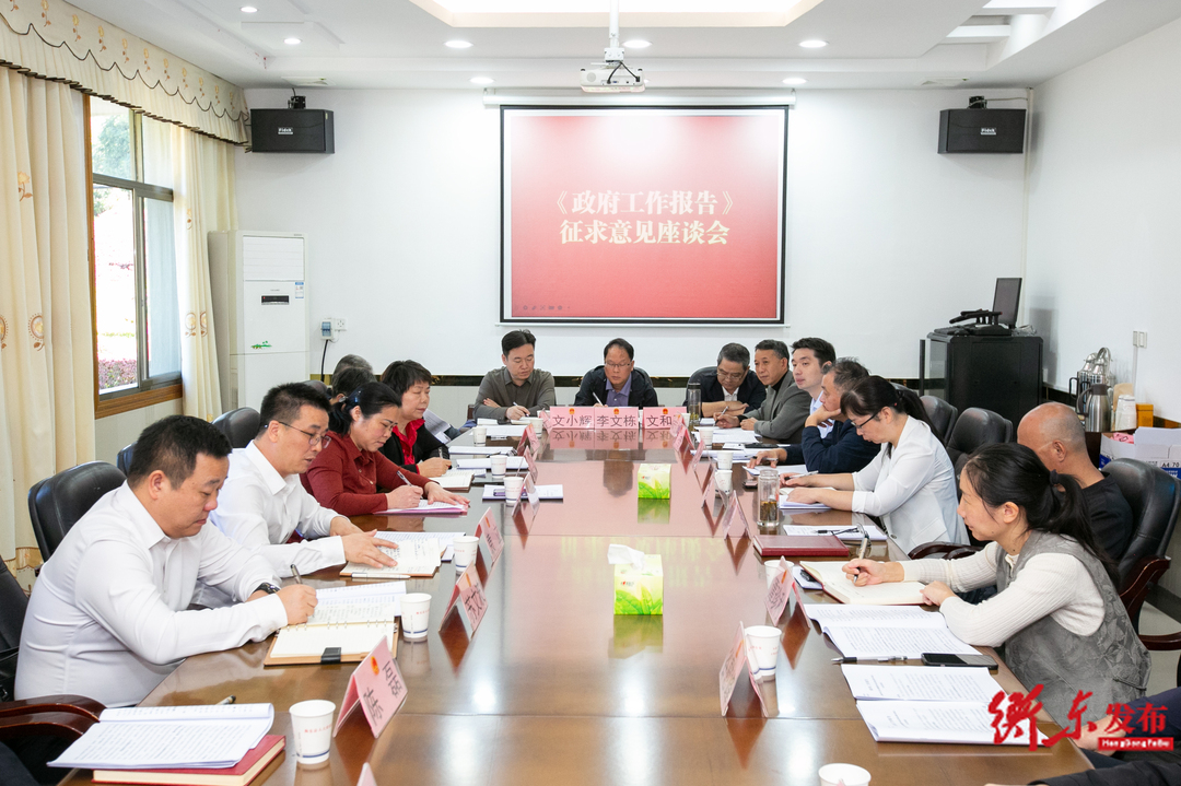 袁立赴县人大、县政协征求《政府工作报告》意见建议