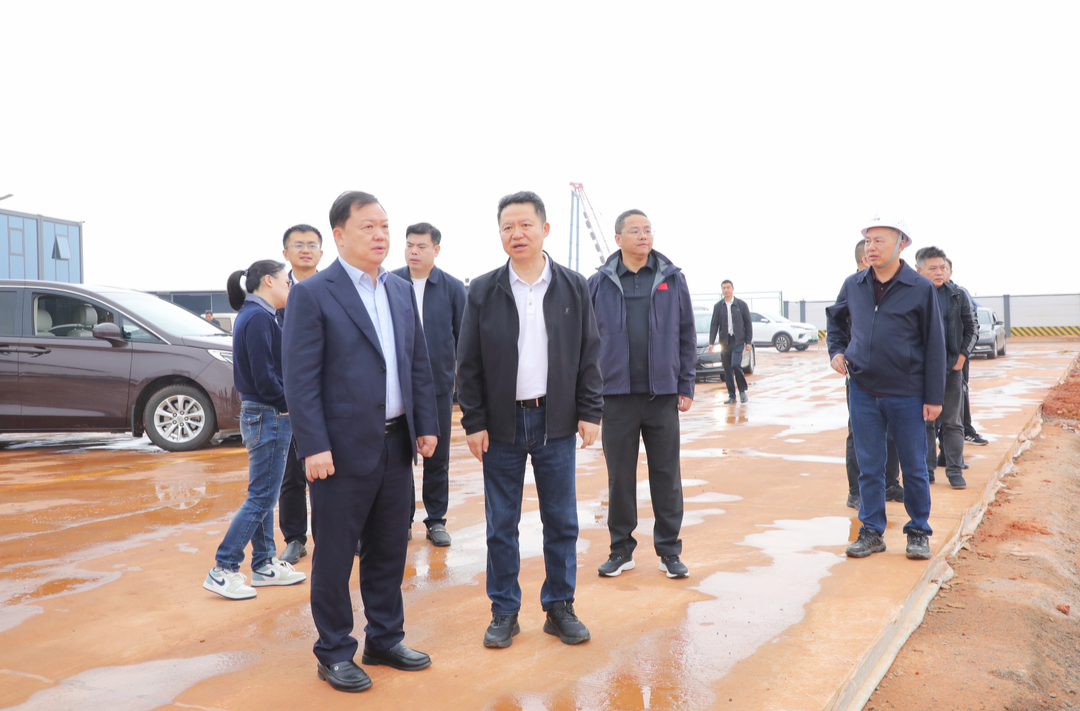 谭建华调研绿色盐碱产业基地项目建设