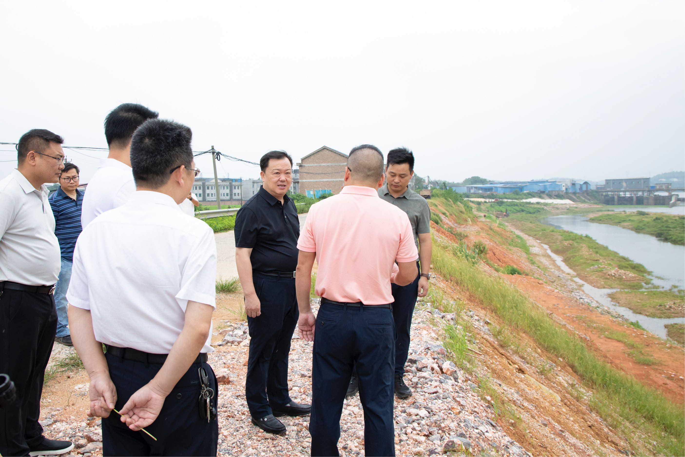 谭建华调研防汛备汛和G4京港澳高速扩容工程（衡东段）项目建设工作